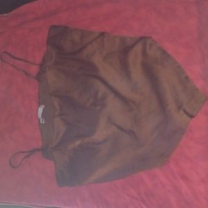 SO size XL top! Silky brown!